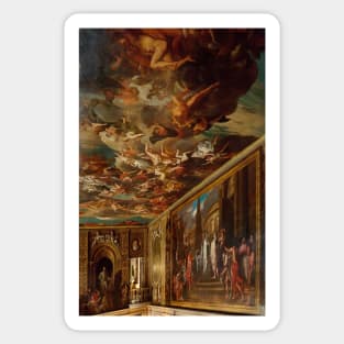 Chatsworth- paintings on the ceiling and wall Sticker